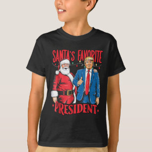 Santa's Favorite President Santa Trump Dance Chris T-Shirt