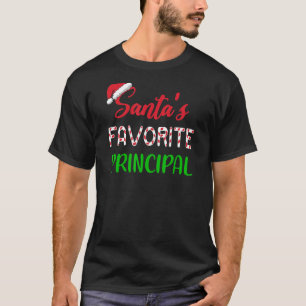 Santas Favorite Principal Chritsmas T-Shirt