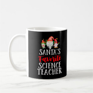Santa's Favorite Science Teacher Funny Christmas G Coffee Mug