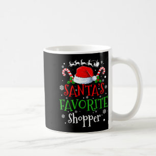 Santa's Favorite Shopper Christmas Party  Coffee Mug