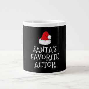 Santas Favourite Actor Christmas Acting Actress Large Coffee Mug