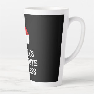 Santas Favourite Actress Christmas Acting Actress Latte Mug