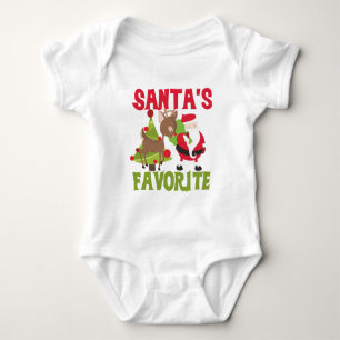 Santa's Favourite Baby Bodysuit