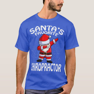 Santas Favourite Chiropractor Christmas T-Shirt