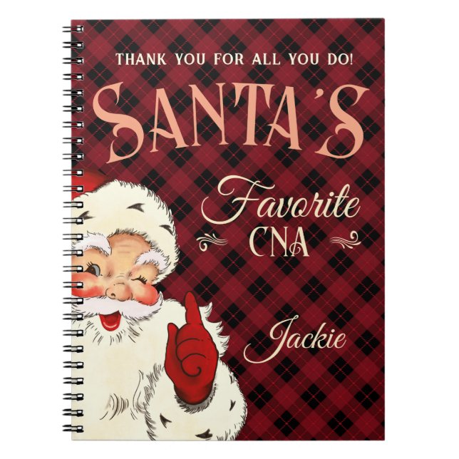 Santa's Favourite CNA Notebook (Front)