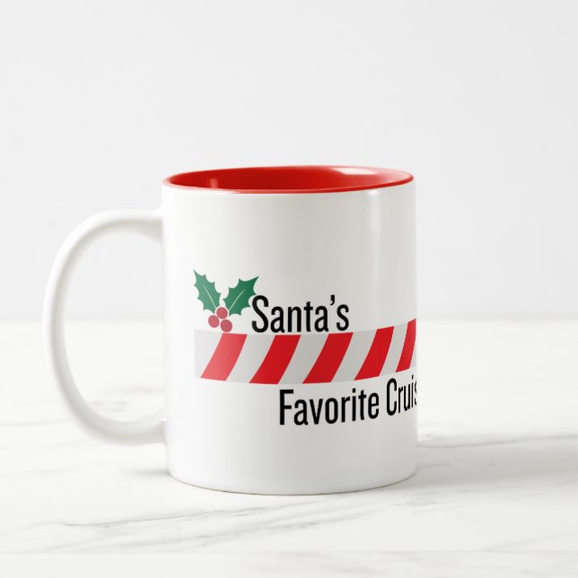 Santa's Favourite Cruiser Mug (Left)