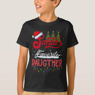 Santa's Favourite Daughter Family Matching Group C T-Shirt