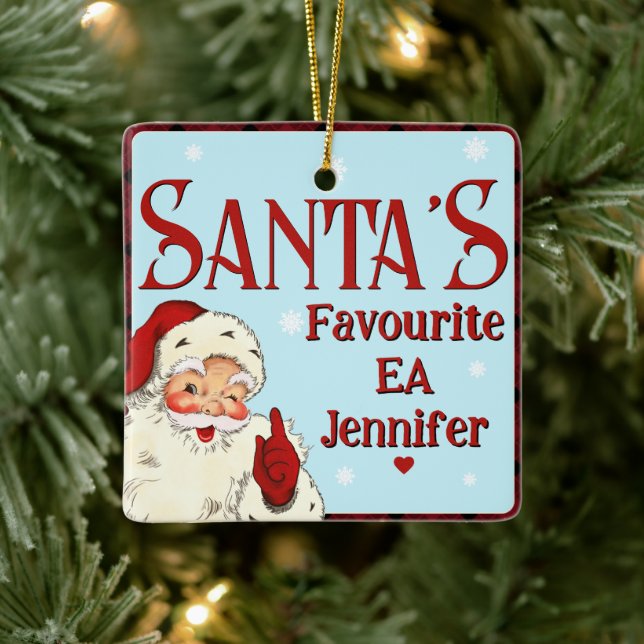 Santas Favourite EA Ceramic Ornament (Tree)