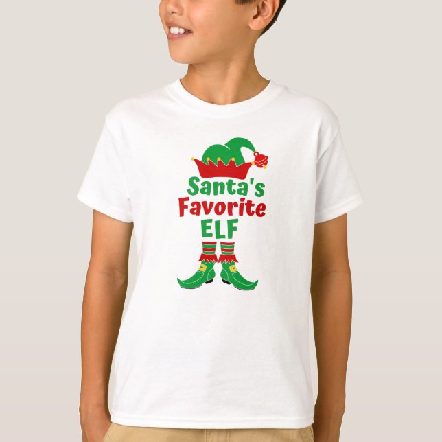 Santa's Favourite Elf T-Shirt (Front)