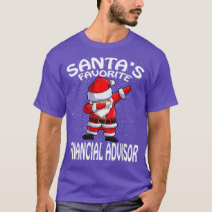 Santas Favourite Financial Advisor Christmas T-Shirt
