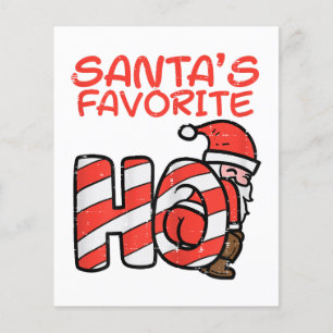 Santas Favourite Funny Naughty Adult Christmas Xma