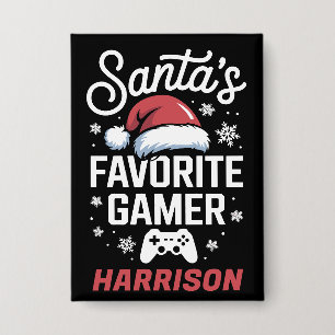 Santa's Favourite Gamer Personalized Gaming Xmas
