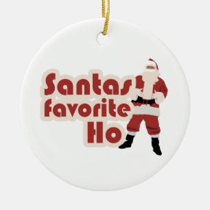 Santas Favourite Ho Ceramic Ornament