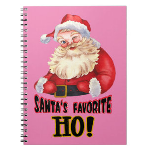 Santa's Favourite Ho Notebook
