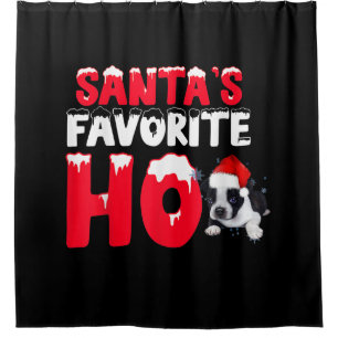 Santas Favourite Ho Santa Boston Terrier Dog Gifts