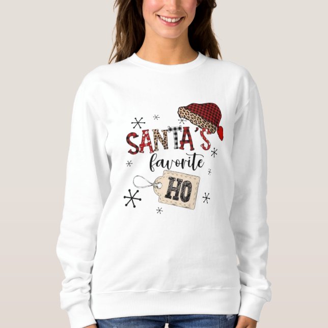 Santa's Favourite Ho Sweatshirt (Front)