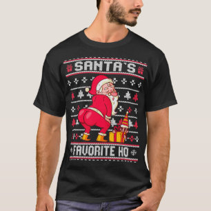 Santa's Favourite Ho Ugly Sweater Twerking Santa C
