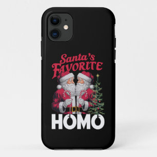 Santas Favourite Homo Gay Christmas LGBTQ Pride  iPhone 11 Case