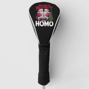 Santas Favourite Homo Gay Christmas LGBTQ Pride  Golf Head Cover