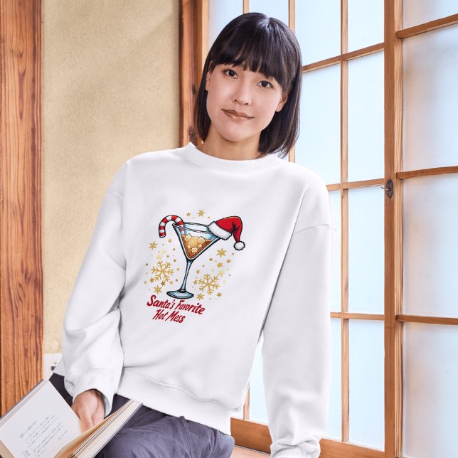 Santa's Favourite Hot Mess Sweatshirt (Creator Uploaded)