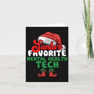 Santa's Favourite Mental Health Tech Christmas Card