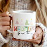 "Santa's Favourite" Modern Pastel Christmas Trees Coffee Mug<br><div class="desc">Celebrate the season in style with the "Santa's Favourite" Modern Pastel Christmas Trees Coffee Mug! This mug brings a fresh twist to holiday drinkware, featuring an adorable array of pastel Christmas trees in soft, modern hues. Perfect for adding festive cheer to your coffee routine or gifting to friends and family,...</div>