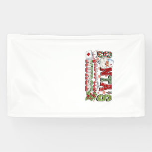 Santa's Favourite Nurse, Merry Nurse, Nurse Christ Banner