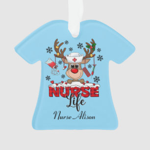 Santa's Favourite Nurse - Nurse Life Ornament
