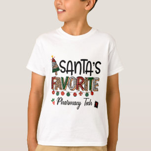 Santas Favourite Pharmacy Tech Funny Christmas Nur T-Shirt