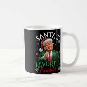 Santa's Favourite President Funny Trump Christmas Coffee Mug