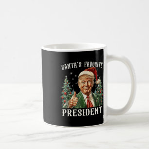 Santa's Favourite President Funny Trump Christmas Coffee Mug