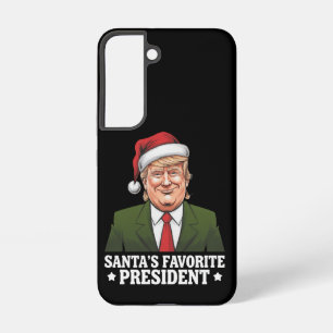 Santa's Favourite President Funny Trump Christmas Samsung Galaxy Case