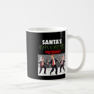 Santa's Favourite President Santa Trump Dance Funn Coffee Mug