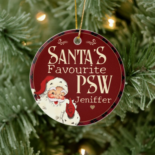 Santas Favourite PSW Ceramic Ornament (Tree)