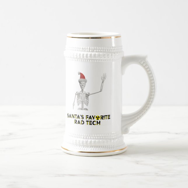 Santa's Favourite Rad Tech Beer Stein (Right)