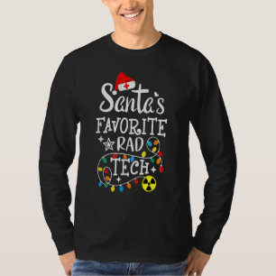 Santa's Favourite Rad Tech Radiology Radiologic Te T-Shirt