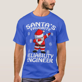 Santas Favourite Reliability Engineer Christmas T-Shirt