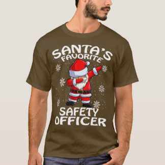 Santas Favourite Safety Officer Christmas T-Shirt