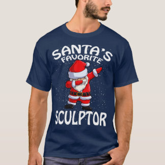Santas Favourite Sculptor Christmas T-Shirt