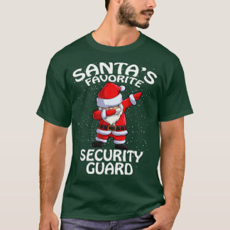 Santas Favourite Security Guard Christmas 1 T-Shirt