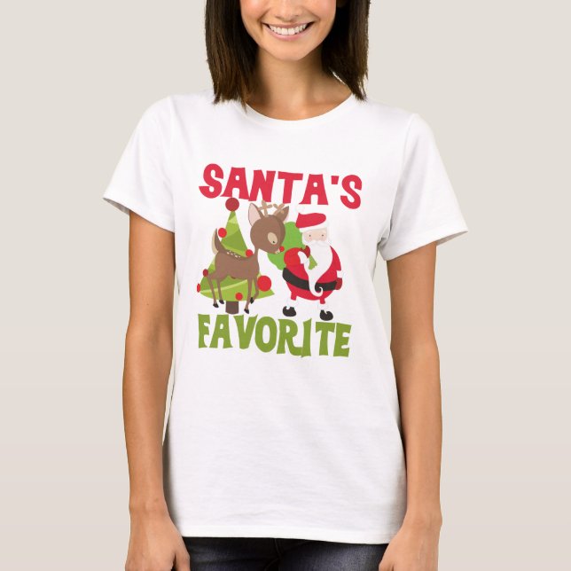 Santa's Favourite T-Shirt (Front)