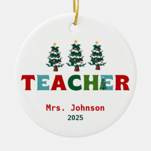 Santa's Favourite Teacher,Teacher Gift Ceramic Ornament