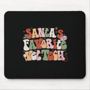 Santa's Favourite Veterinary Technician Christmas  Mouse Pad