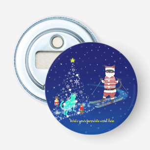 Santa's Heart-Warming Night Bottle Opener