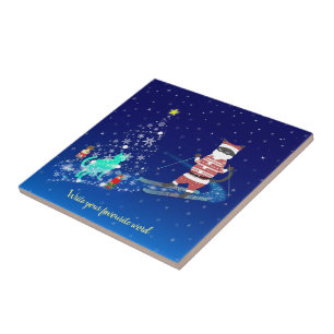Santa's Heart-Warming Night Tile