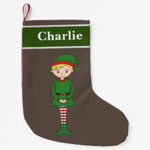 Santa's Helper Charlie Christmas Special Small Christmas Stocking