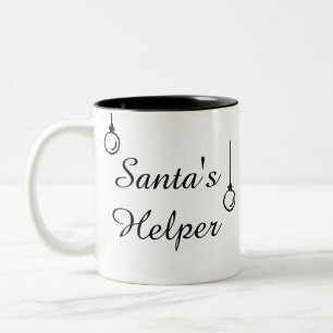 Santa's Helper Funny Christmas Coffee Mug