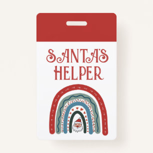 Santa's Helper Holiday Event Badge
