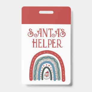 Santa's Helper Holiday Event Badge