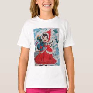 Santa's Helper Kids Christmas T-Shirt